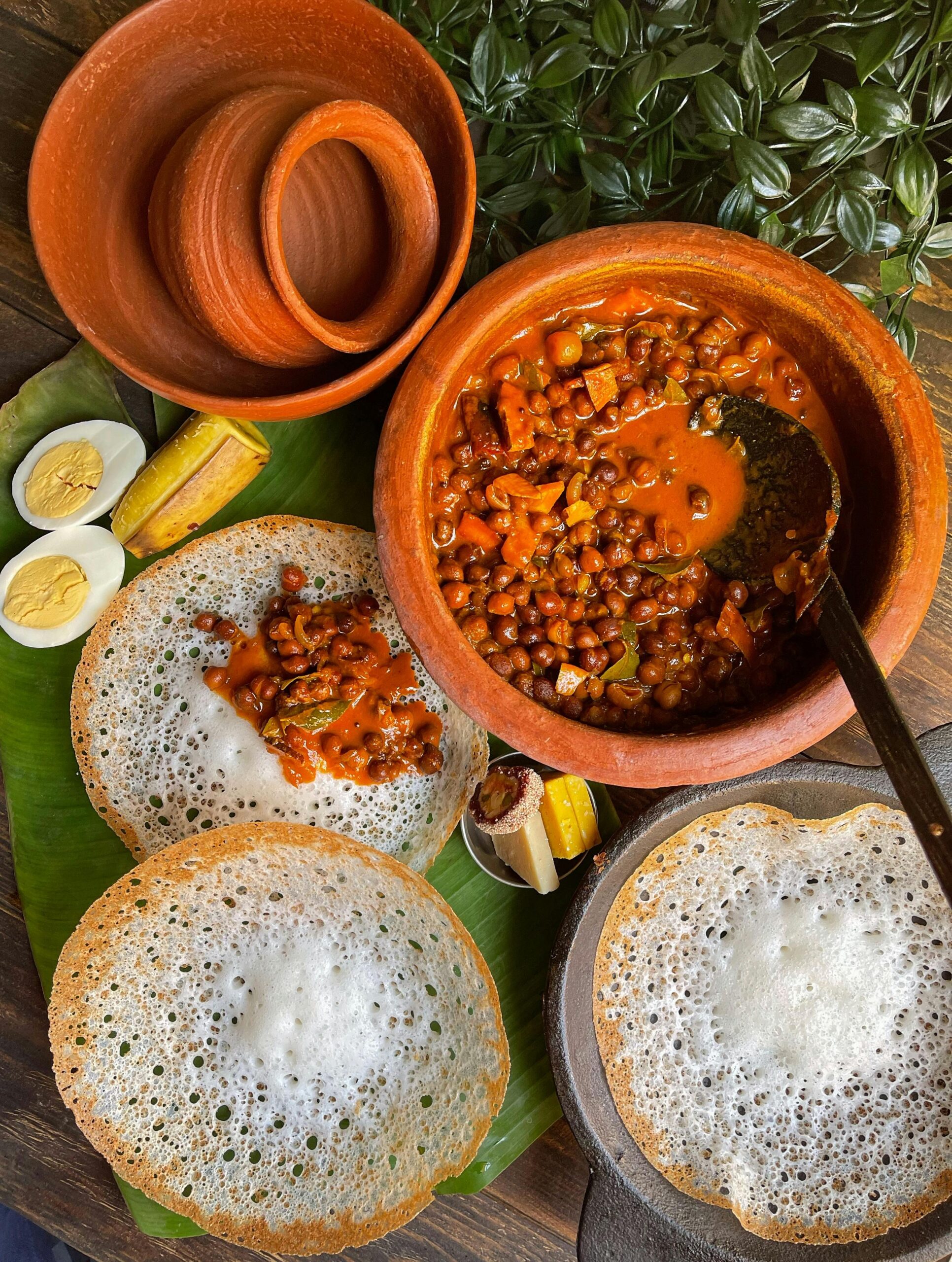 Appam& Kadala curry